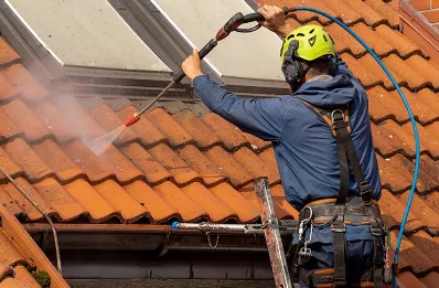 Démoussage et hydrofuge de toiture à Larret
